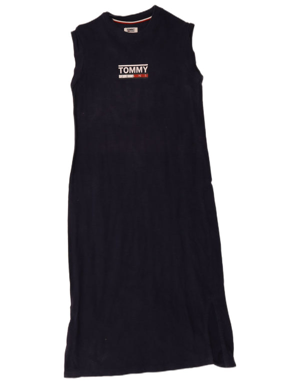 Abito t-shirt con grafica da donna Tommy Hilfiger UK 12 medio blu navy