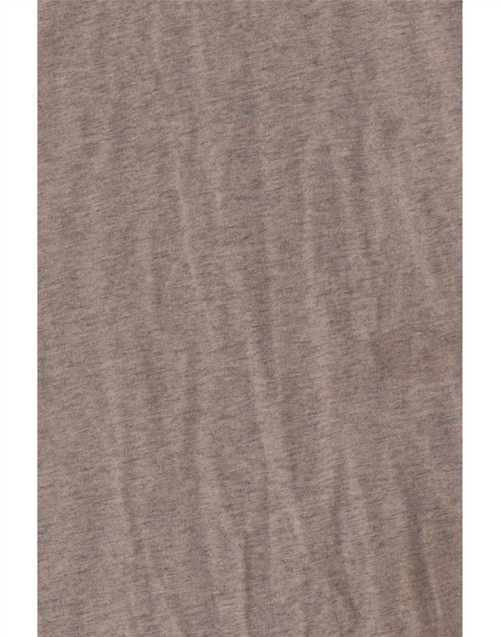 T-shirt grafica da uomo con vestibilità regolare Tommy Hilfiger Top in cotone grigio medio