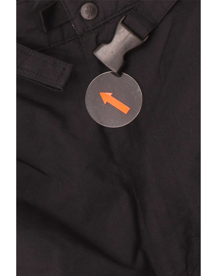 Pantaloni giacca a vento da uomo Marks & Spencer grandi W36 L31 neri in poliammide