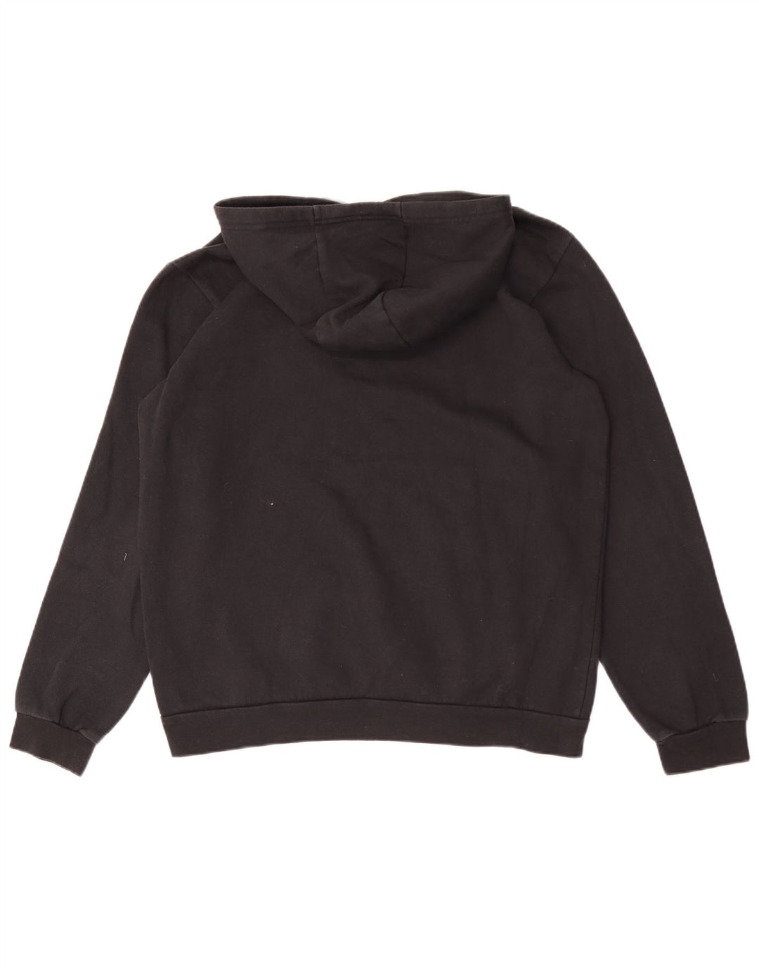 Felpa con cappuccio da uomo Adidas Large in cotone nero