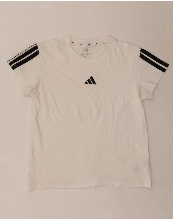 Maglietta Adidas Ragazzo Top 14-15 Anni XL Cotone Bianco