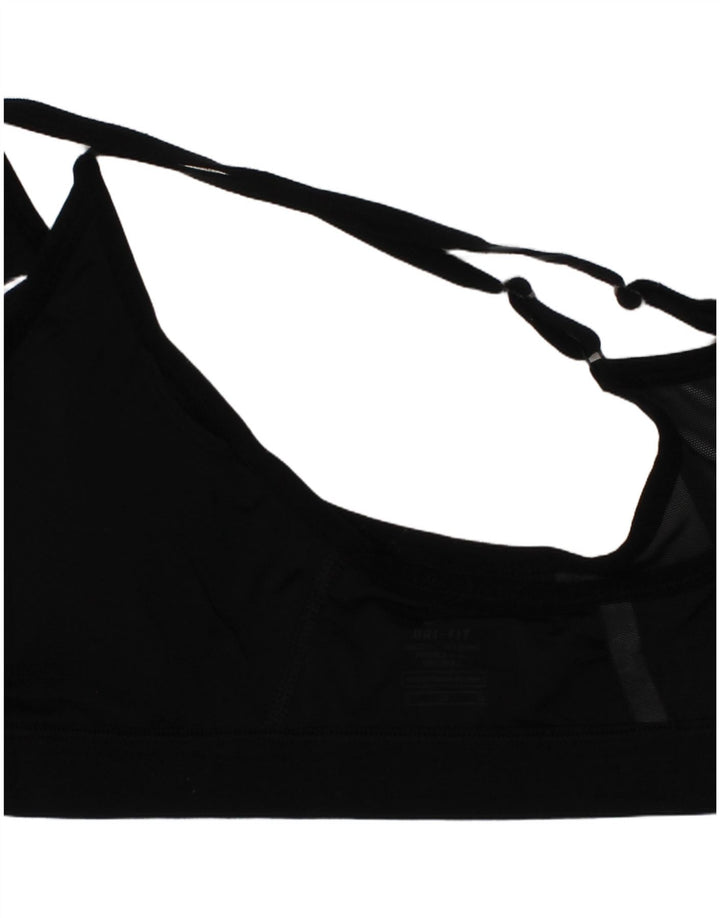Top reggiseno sportivo Nike Dri Fit da donna, medio nero, sportivo