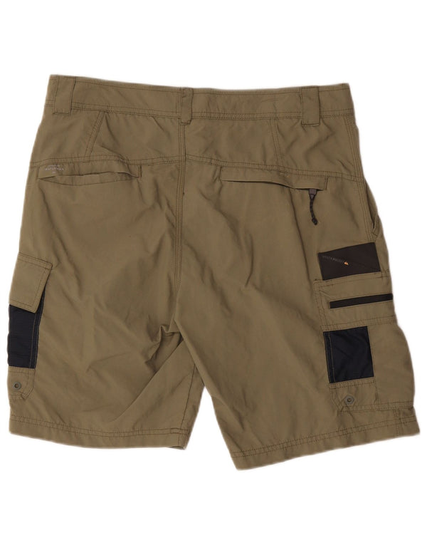 Pantaloncini da bagno Quiksilver Cargo da uomo, poliestere medio kaki