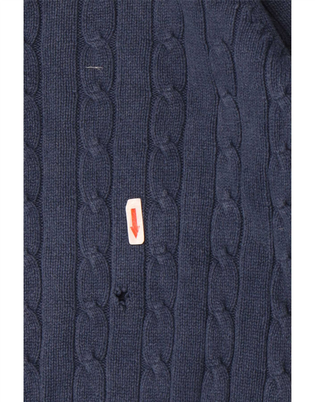 Maglione maglione girocollo da uomo Marks & Spencer blu Harbour grande blu navy