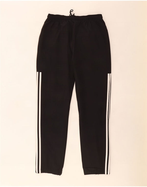 Pantaloni da tuta da uomo Adidas Large neri in poliestere