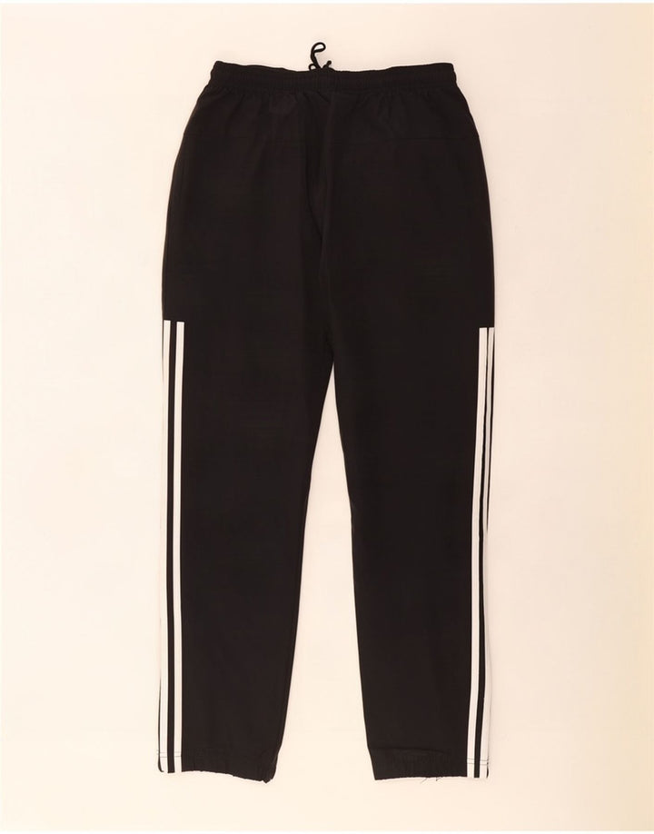 Pantaloni da tuta da uomo Adidas Large neri in poliestere