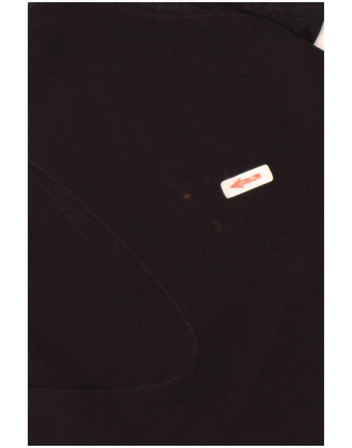 Top Zara da donna a maniche lunghe UK 10 Small in viscosa nera