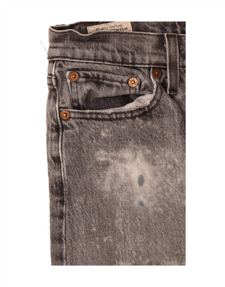 Jeans dritti Wedgie da donna Levi's W26 L26 cotone grigio
