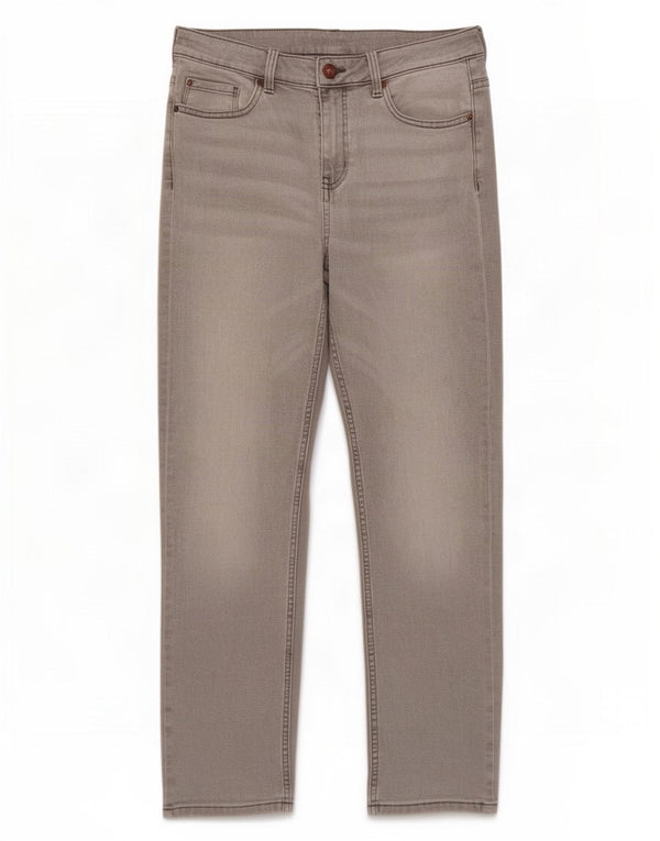 Jeans dritti Marks & Spencer da donna The Sienna UK 12 medio W30 L27 grigio