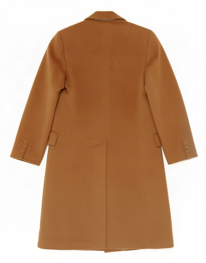 Cappotto doppiopetto da donna Elle 2XL in lana marrone