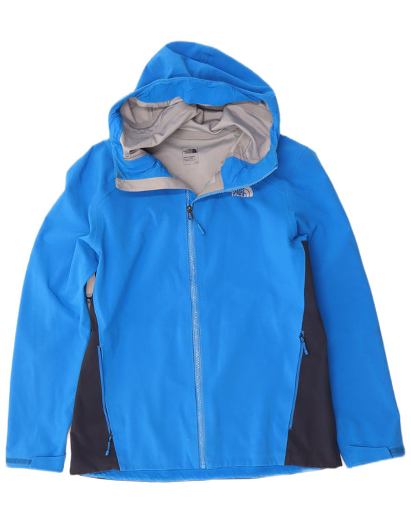 Giacca a vento con cappuccio da uomo The North Face UK 40 Large Blue Colourblock