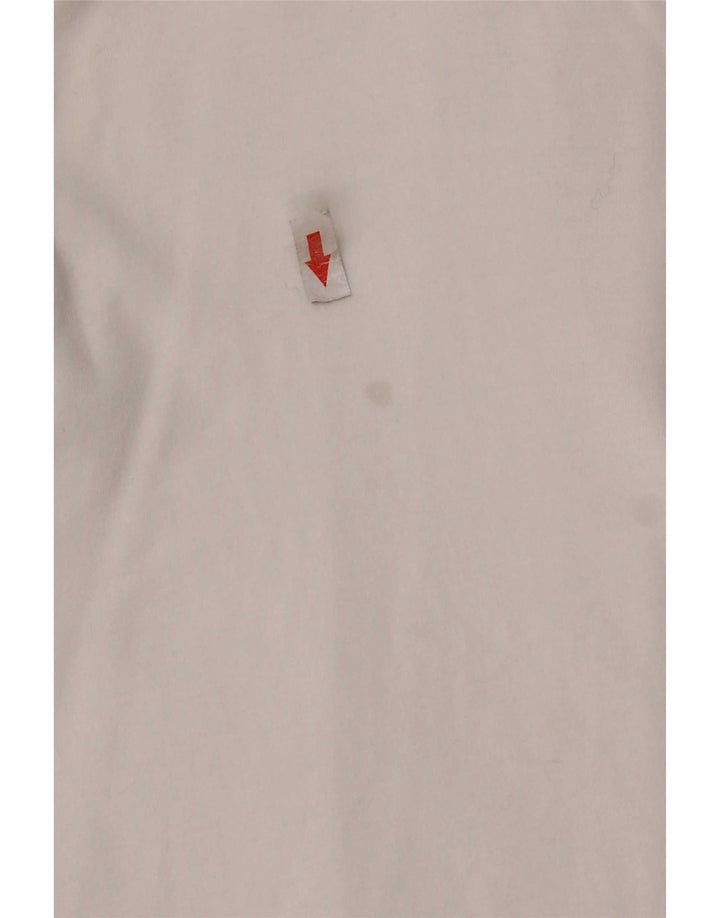 Polo Assn. Camicia da uomo in cotone bianco medio