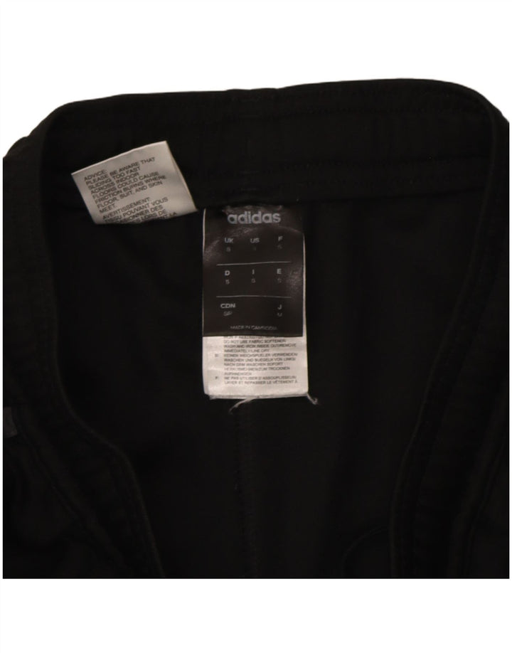 Pantaloni da tuta Adidas Climalite da uomo piccoli in poliestere nero
