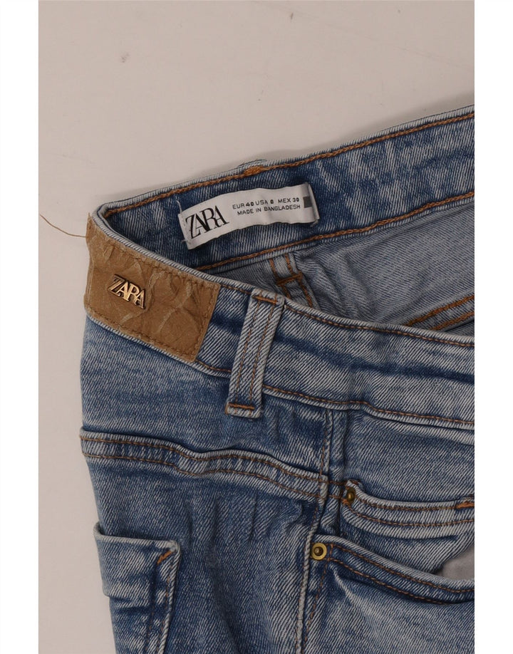 Jeans slim da donna Zara EU 40 medio W30 L27 cotone blu