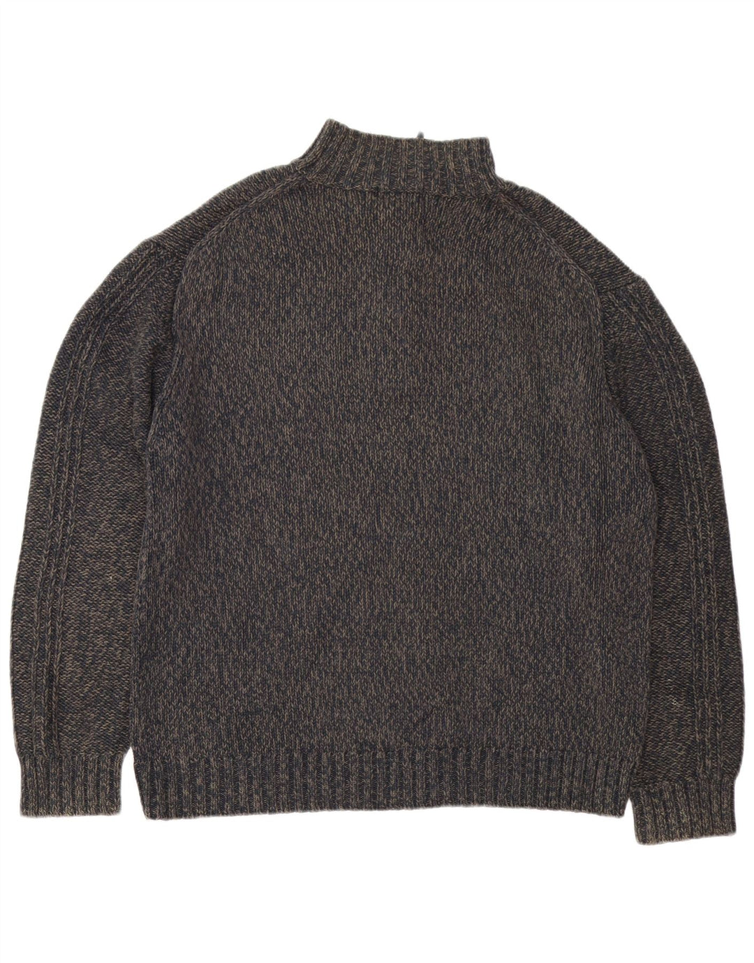 Maglione da uomo Marks & Spencer con collo con zip blu Harbour XL Blu navy