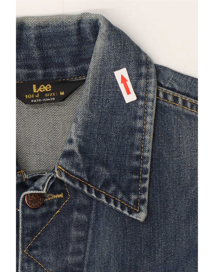 Giacca in denim da donna Lee UK 14 cotone blu medio