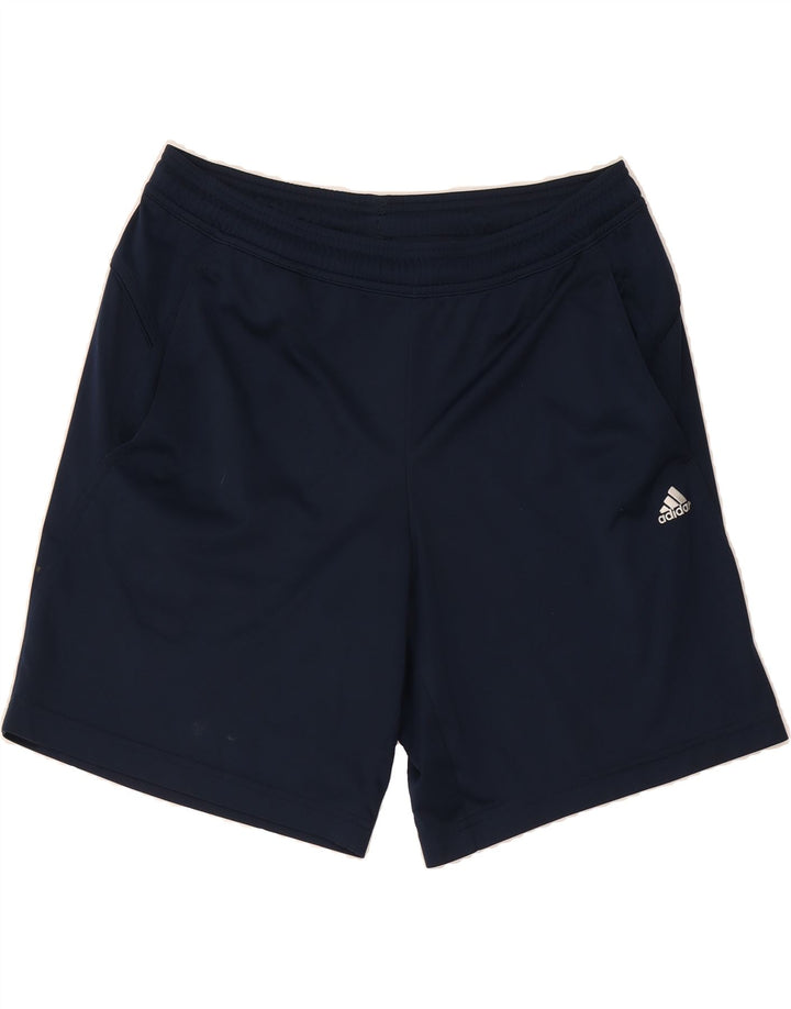 ADIDAS Mens Climalite Sport Shorts XL  Navy Blue Polyester Vintage Adidas and Second-Hand Adidas from Messina Hembry 