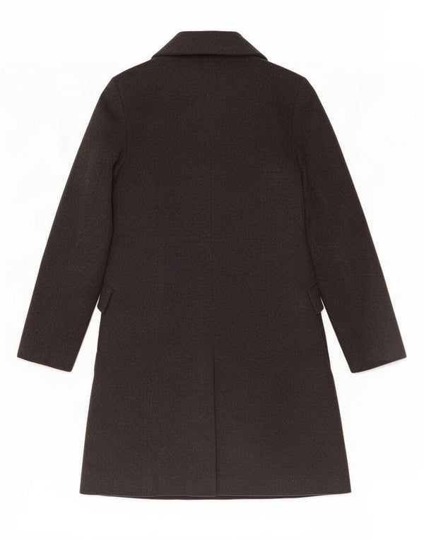 Cappotto Zara Donna UK 10 Small Grigio Lana