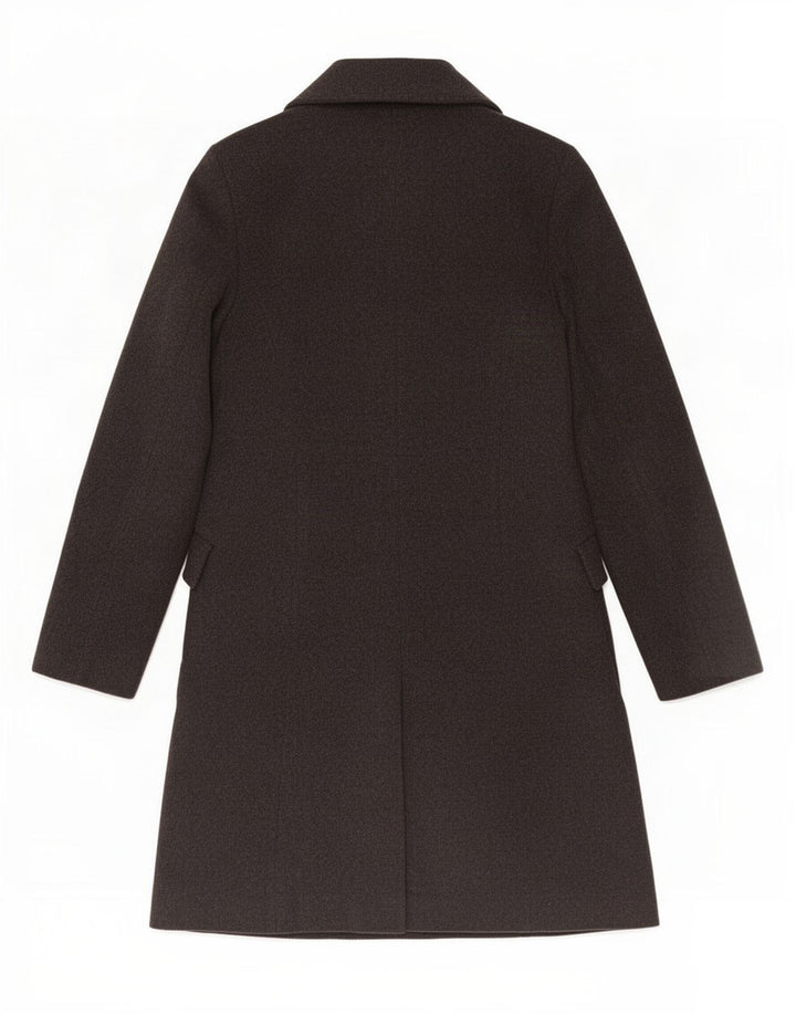 Cappotto Zara Donna UK 10 Small Grigio Lana