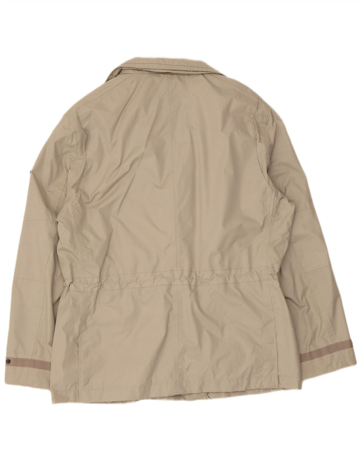 ROADSIGN Mens Utility Jacket UK 40 Large Beige Polyester
