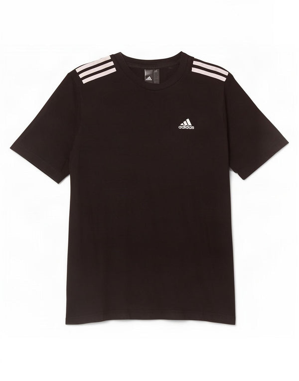 T-shirt Adidas da uomo Top Small in cotone nero