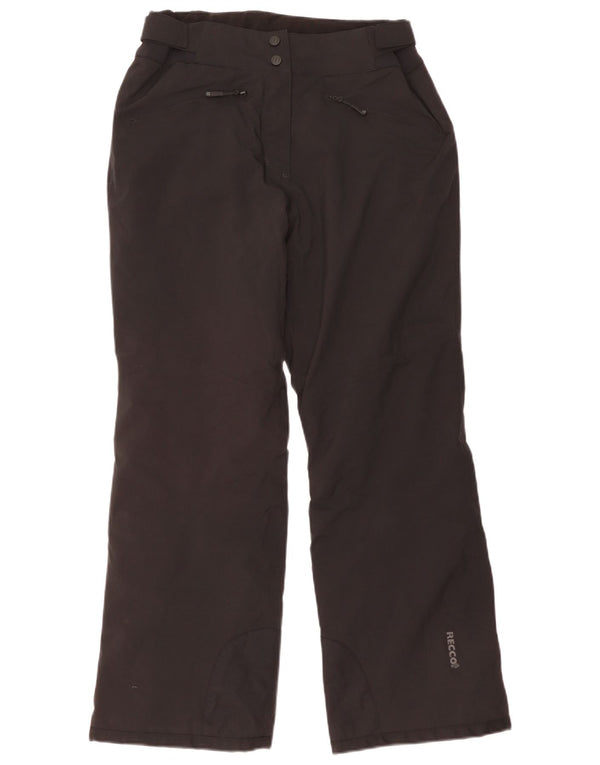 Pantaloni da sci da donna Mountain Warehouse UK 12 Medium Nero Poliestere