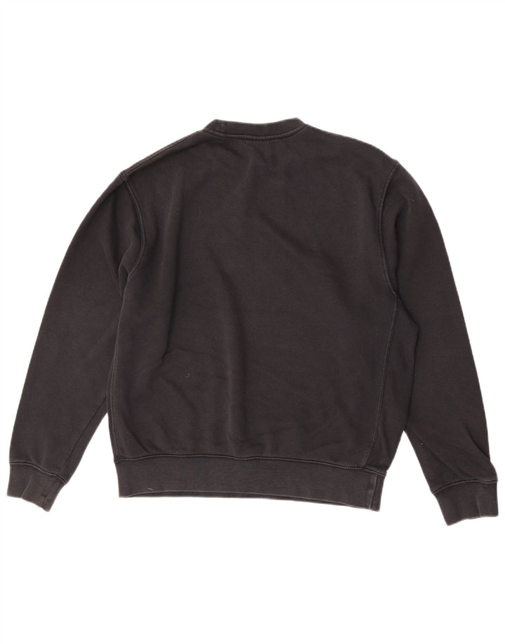 Felpa grafica Nike da uomo, maglione piccolo, cotone nero