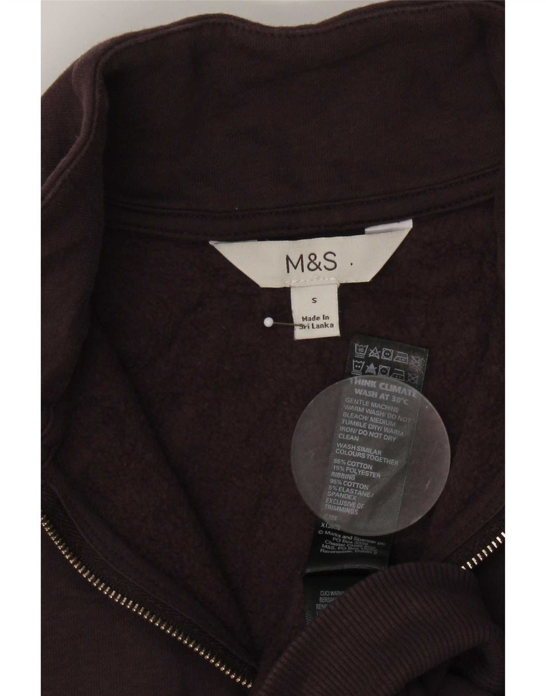 Felpa oversize da donna Marks & Spencer UK 10 piccola viola