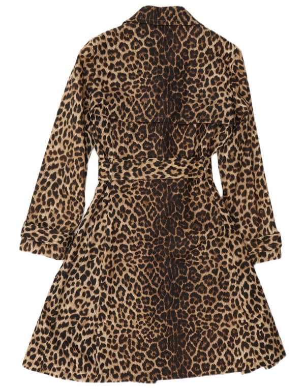 Trench da donna Hobbs UK 12 Cotone con stampa animalier marrone medio