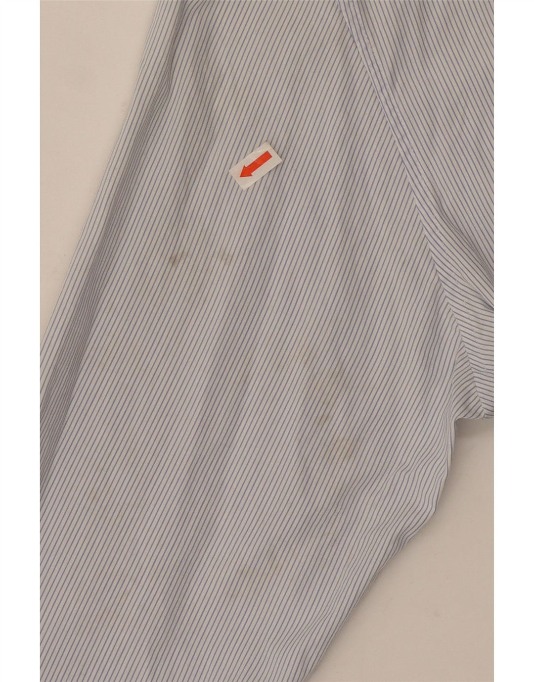 Camicia Reiss da uomo slim fit in cotone a righe blu medio