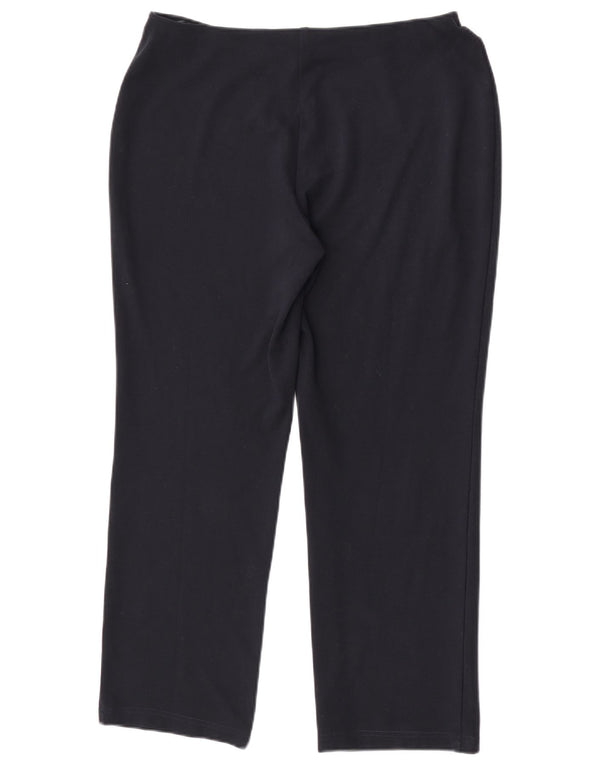 Pantaloni casual da donna Marks & Spencer UK 14 Large W34 L27 Blu navy
