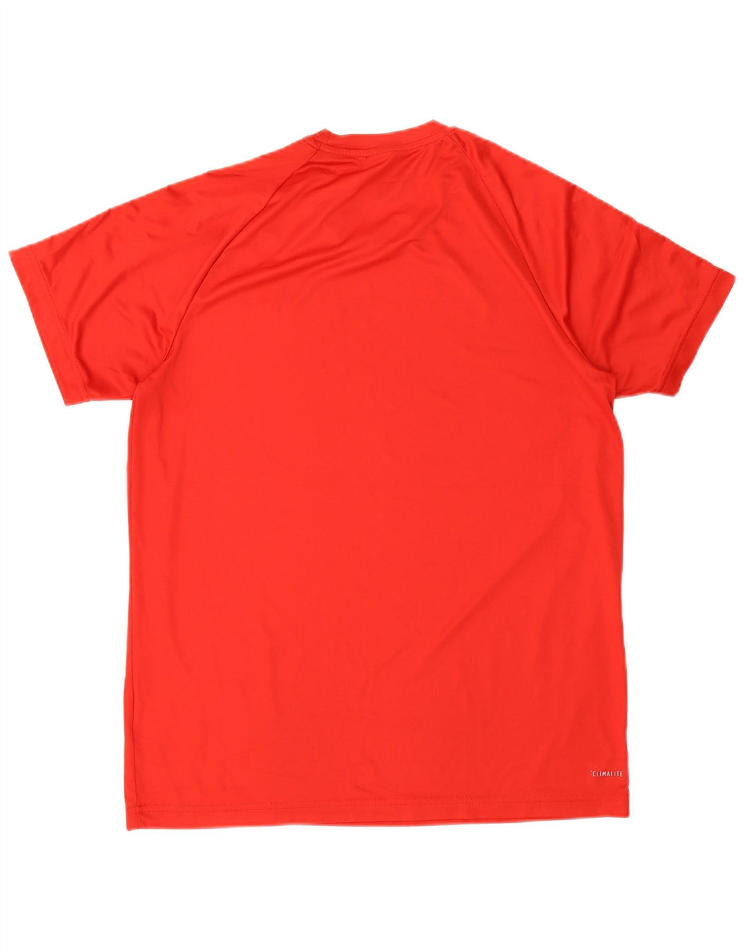 T-shirt Adidas Climalite da uomo, grande, in poliestere rosso
