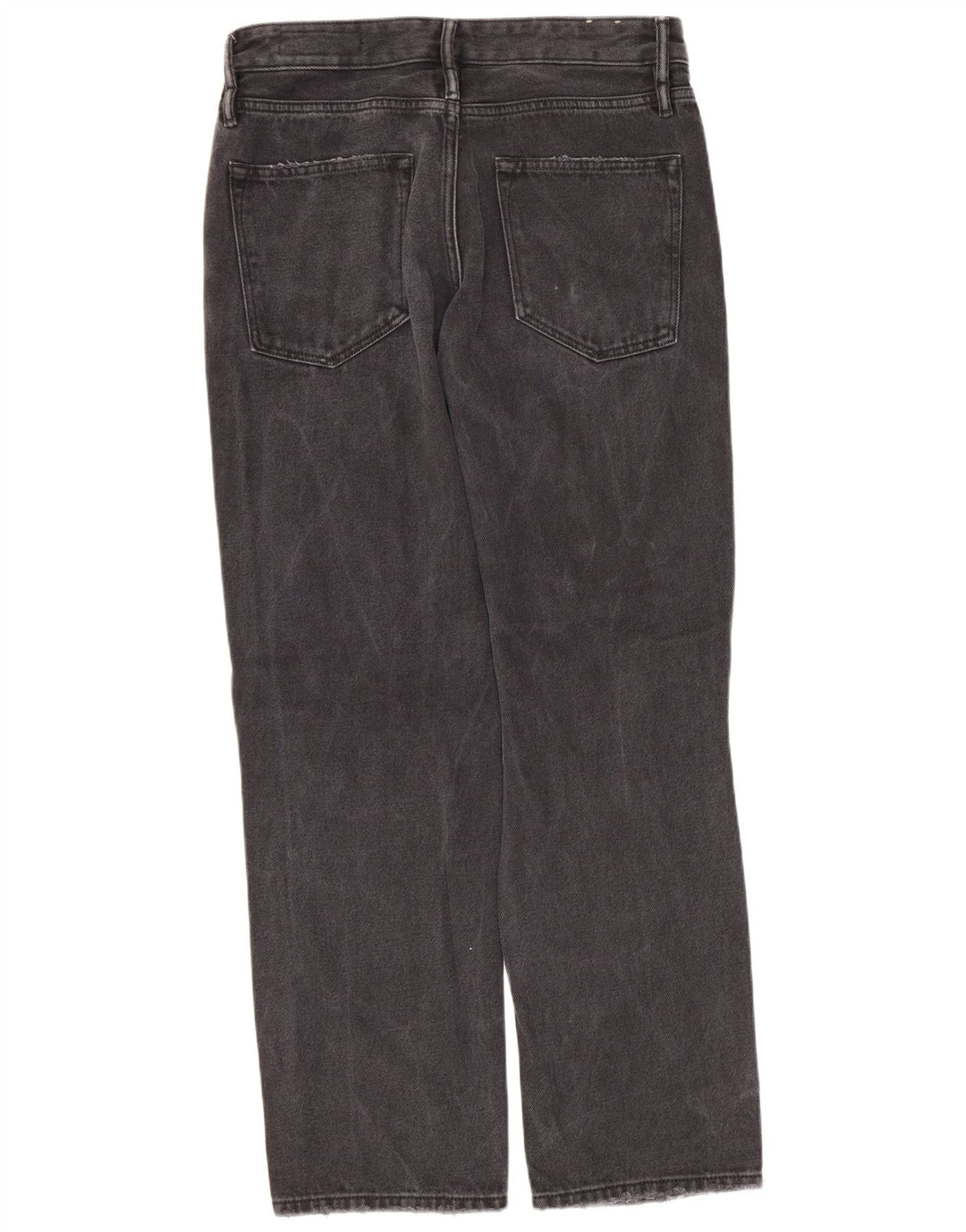 Jeans dritti invecchiati Alana da donna di All Saints W26 L28 cotone nero