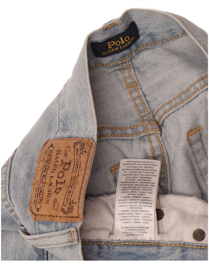 POLO RALPH LAUREN Jeans dritti da donna W26 L26 Cotone patchwork blu
