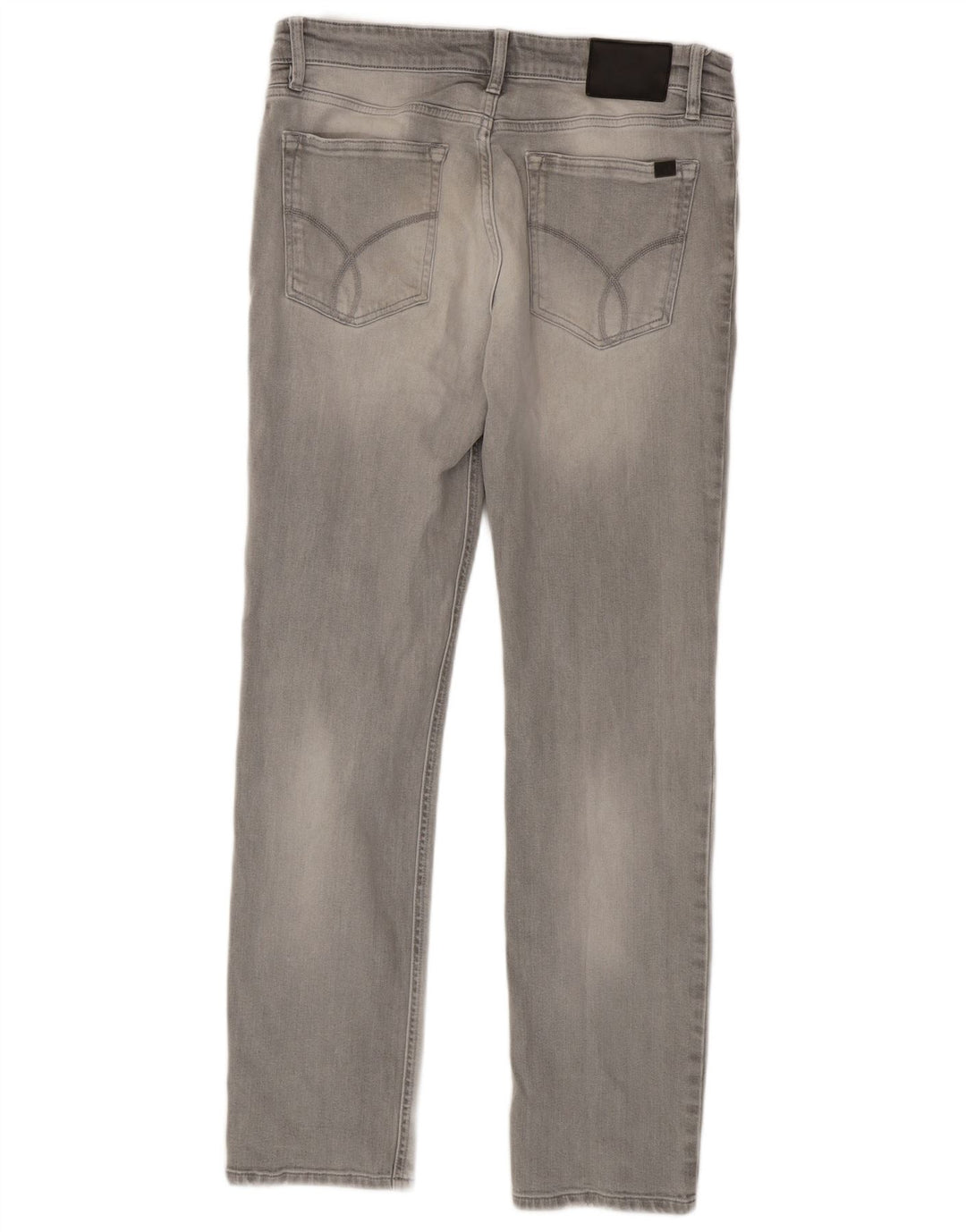Jeans slim da uomo Calvin Klein W32 L32 cotone grigio