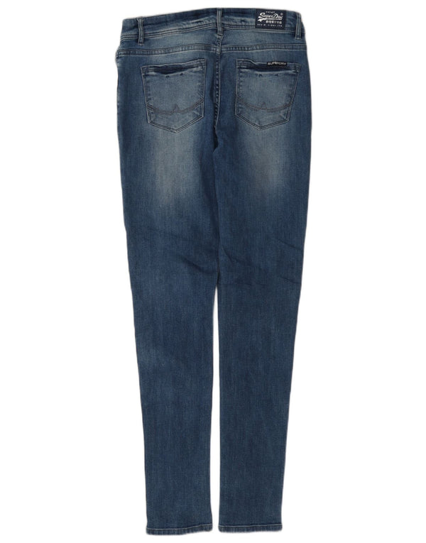Jeans skinny da donna Superdry W28 L32 cotone blu