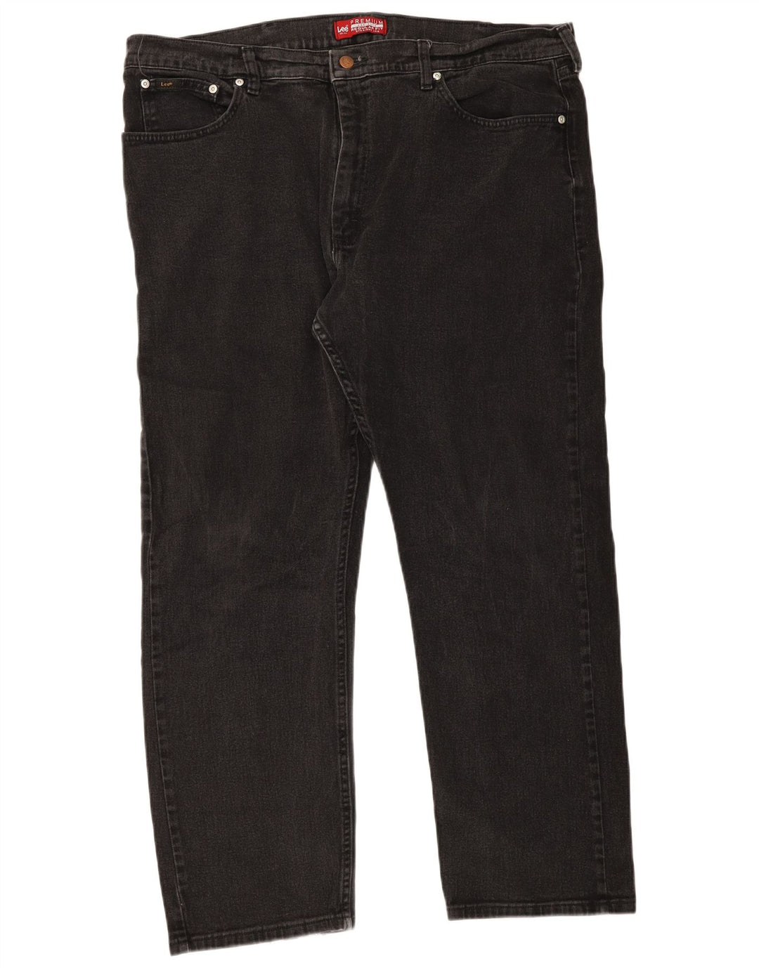 Jeans dritti Lee da uomo vestibilità regolare W42 L30 cotone nero