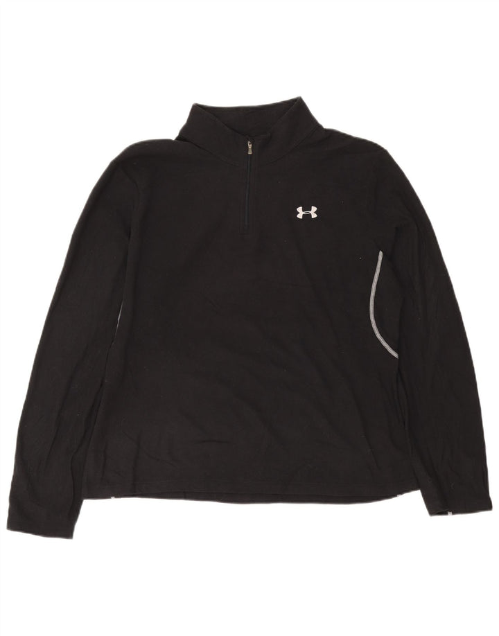 Maglia da tuta pullover con zip da donna UNDER ARMOUR UK 18 XL Blu navy