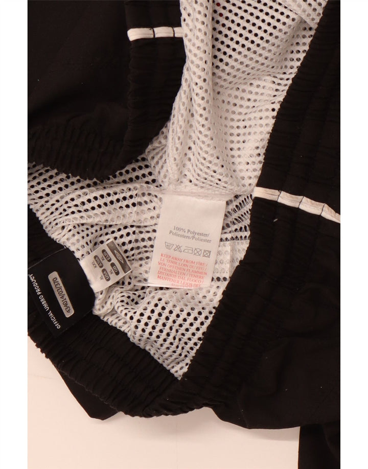 Pantaloncini sportivi grafici da uomo UMBRO XL poliestere nero