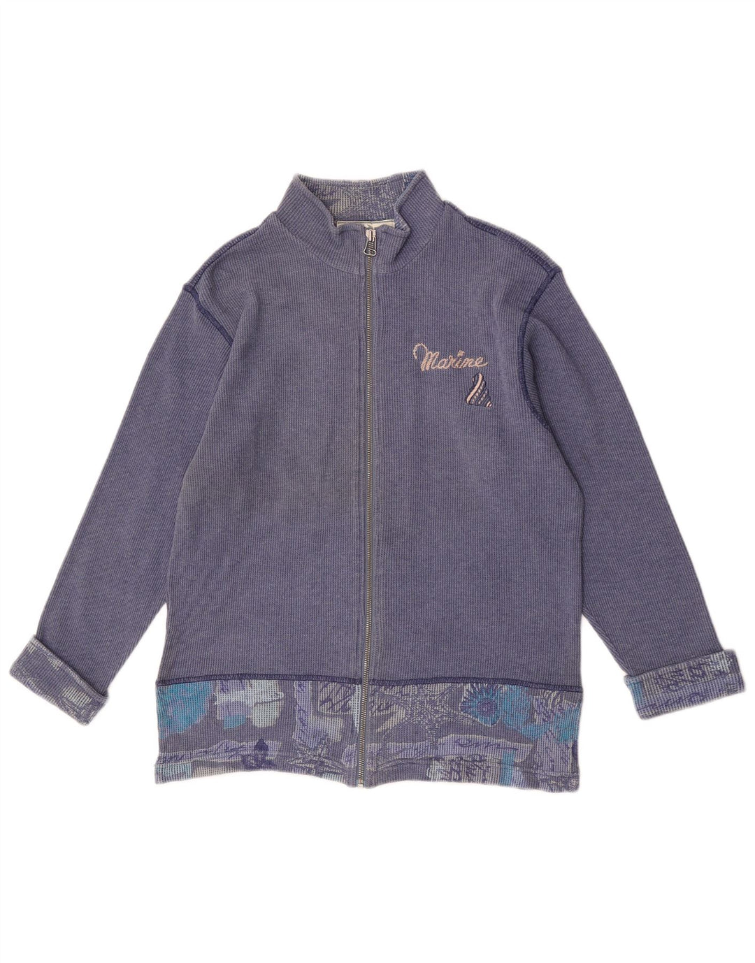 Tuta intera da donna LOTTO con grafica UK 10 Small Blu navy geometrica