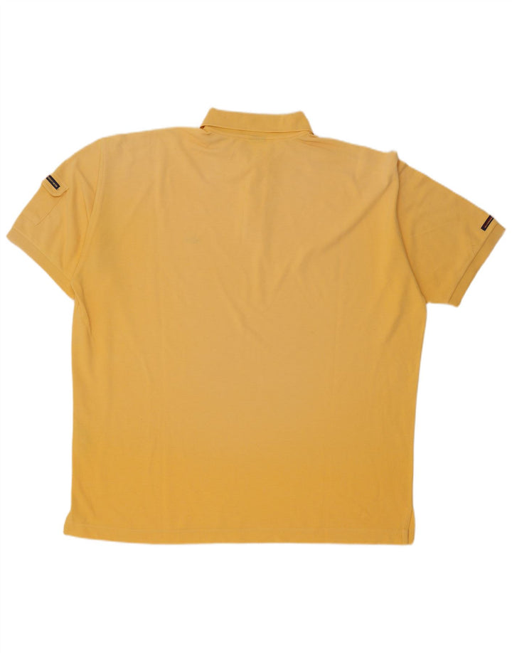 Polo da yachting da uomo PAUL & SHARK 2XL in cotone giallo