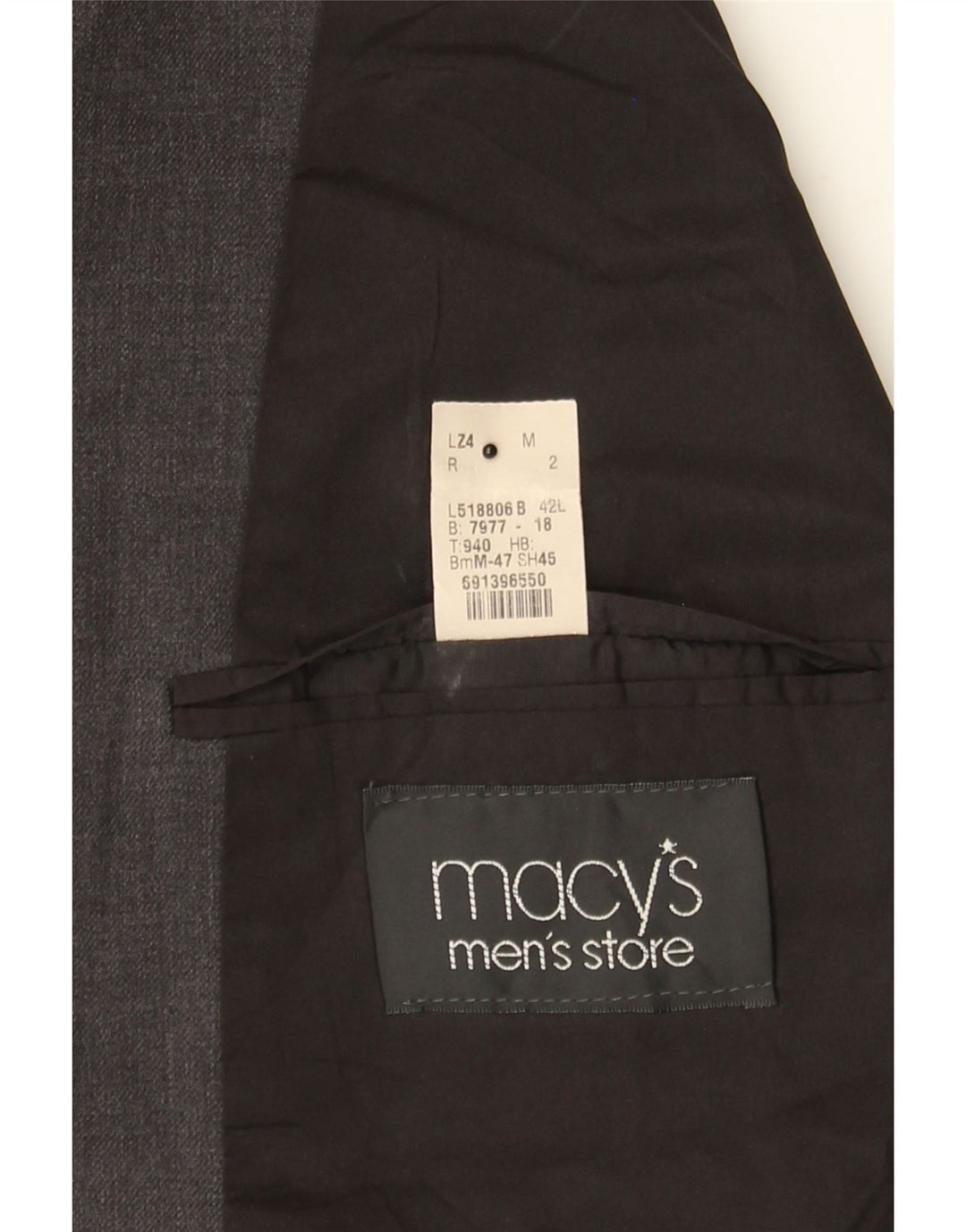 RALPH LAUREN Mens 2 Button Blazer Jacket UK 42 XL Grey Wool Vintage Ralph Lauren and Second-Hand Ralph Lauren from Messina Hembry 