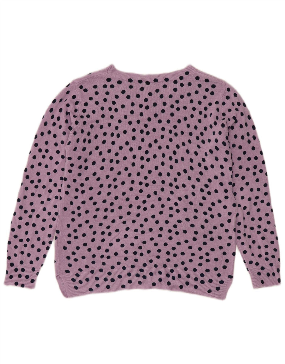 Maglione maglione con scollo a barca da donna Marks & Spencer UK 12 viola medio