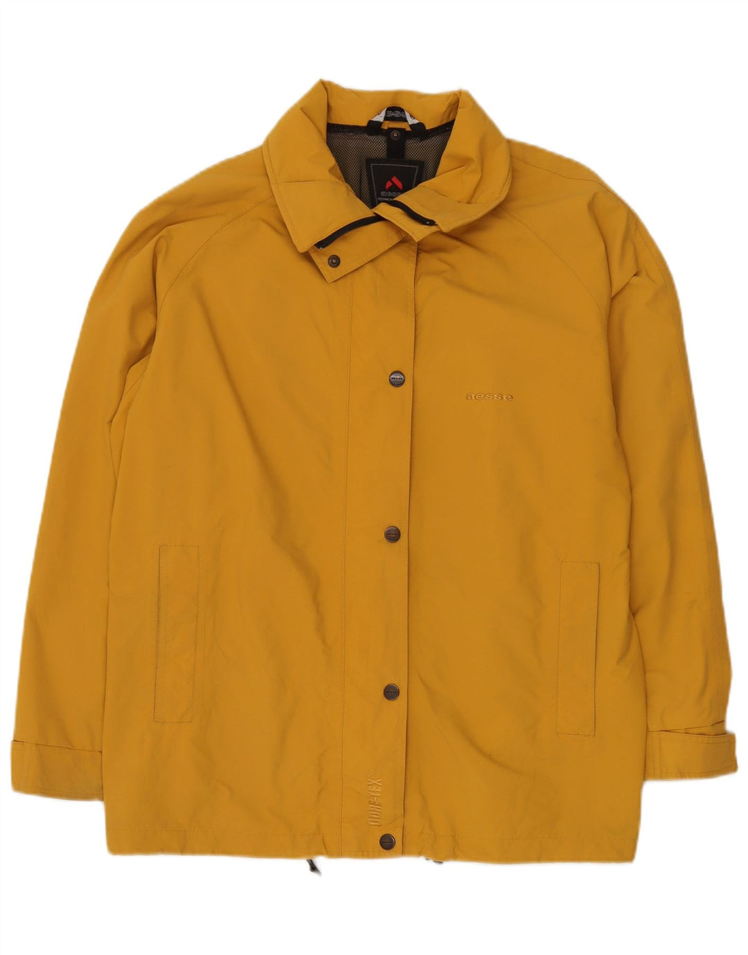 Giacca antipioggia oversize da donna AESSE IT 46 Large Giallo Nylon