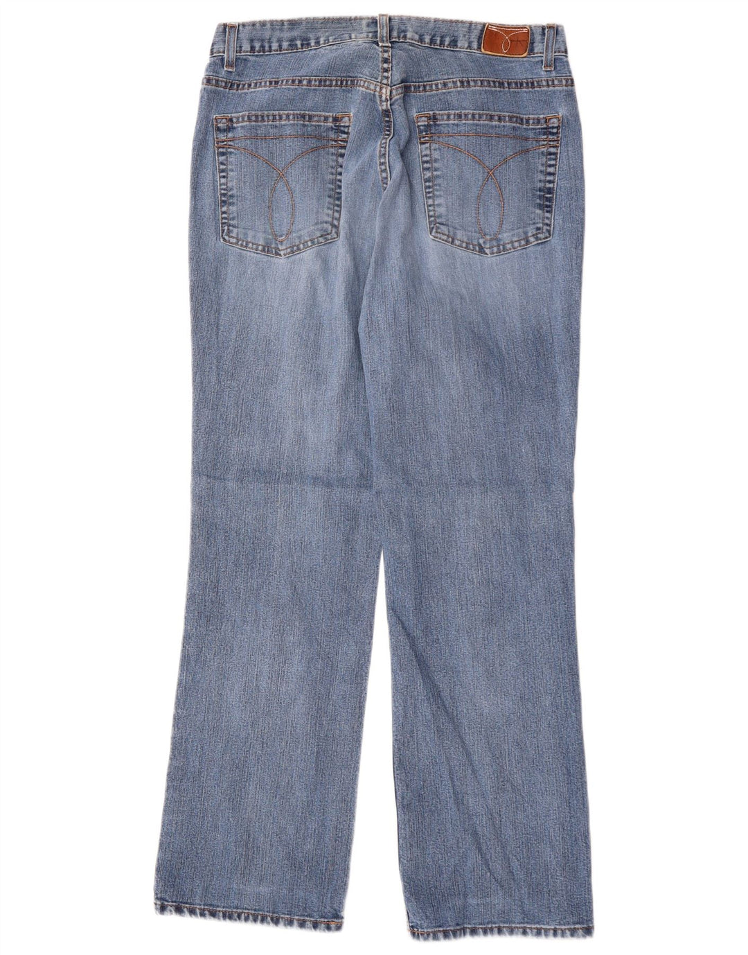 Jeans dritti da donna Calvin Klein W32 L29 cotone blu