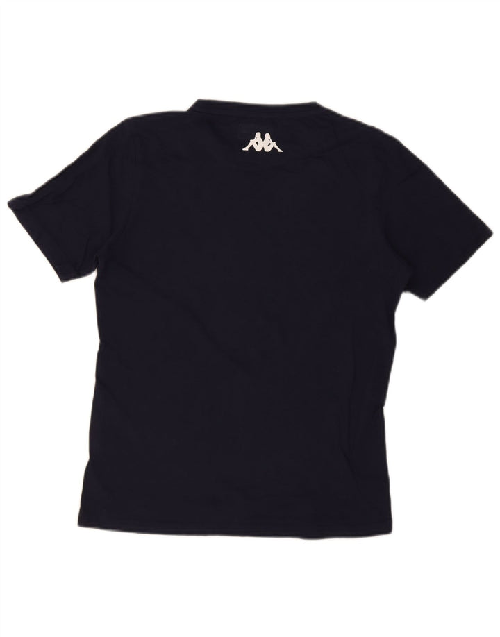 T-shirt grafica Kappa per ragazzi 11-12 anni blu navy