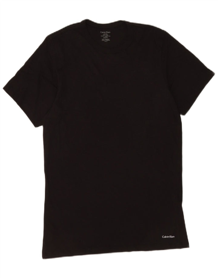 T-shirt da uomo Calvin Klein Top piccola in cotone nero