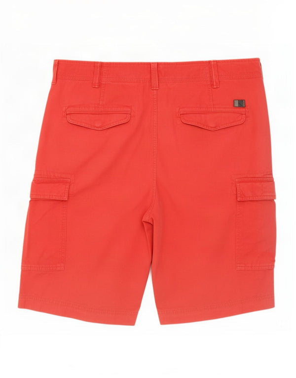 Timberland Mens Earthkeepers Cargo Shorts W38 XL Red Cotton