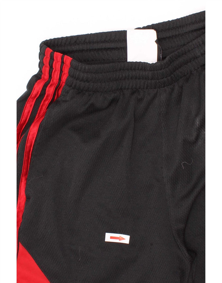 Pantaloncini sportivi Adidas da ragazzo 11-12 anni in poliestere color block nero