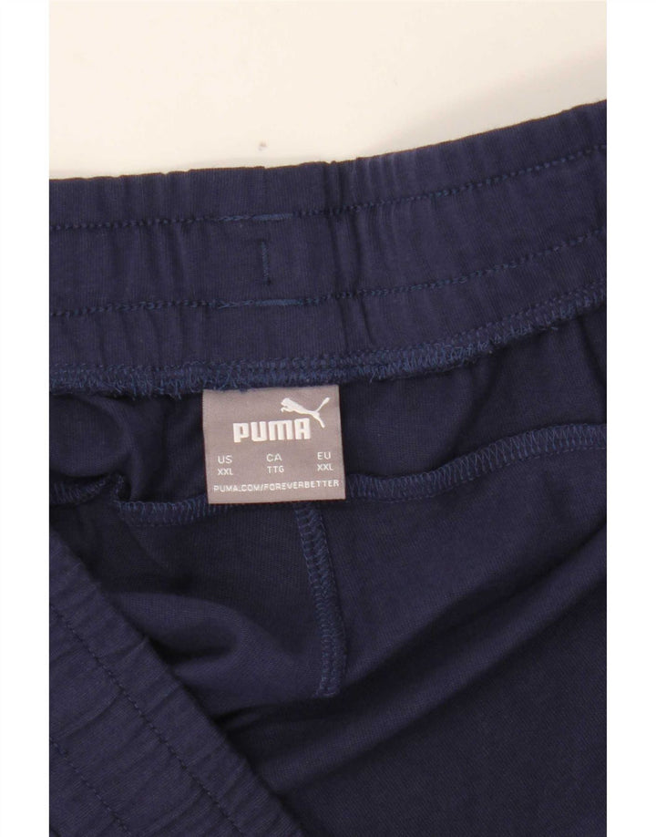Pantaloncini sportivi Puma da uomo 2XL Blu navy